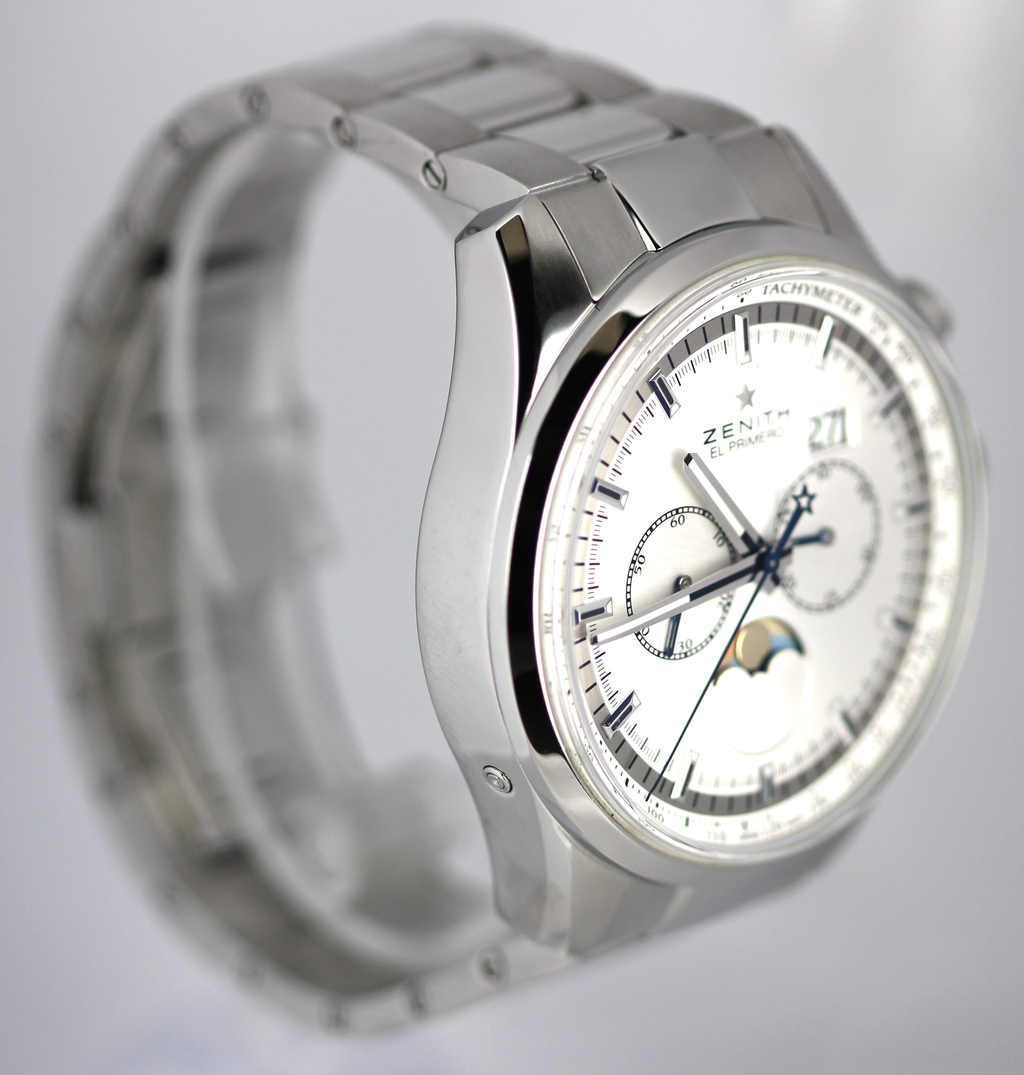 Zenith El Primero Chronomaster Helios Steel Silver 45mm 03.2160