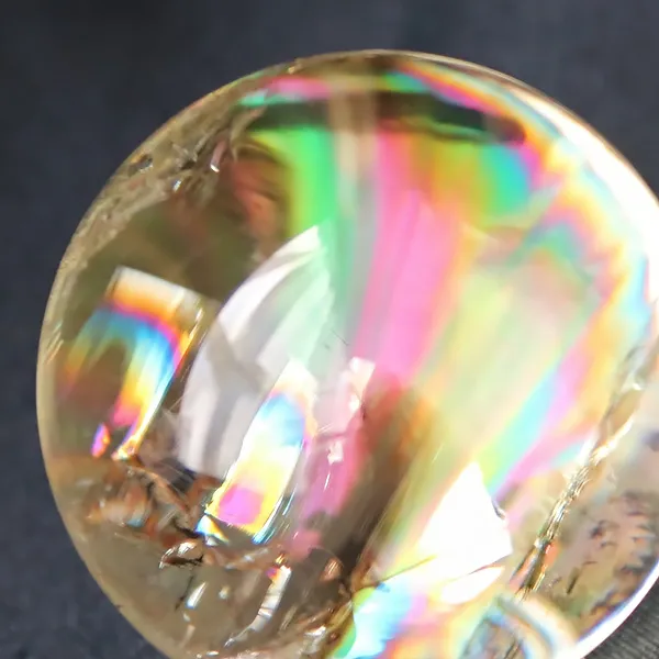 粒販売】シャンパンシトリン マロンブリオレットカット 11～12mm【1粒
