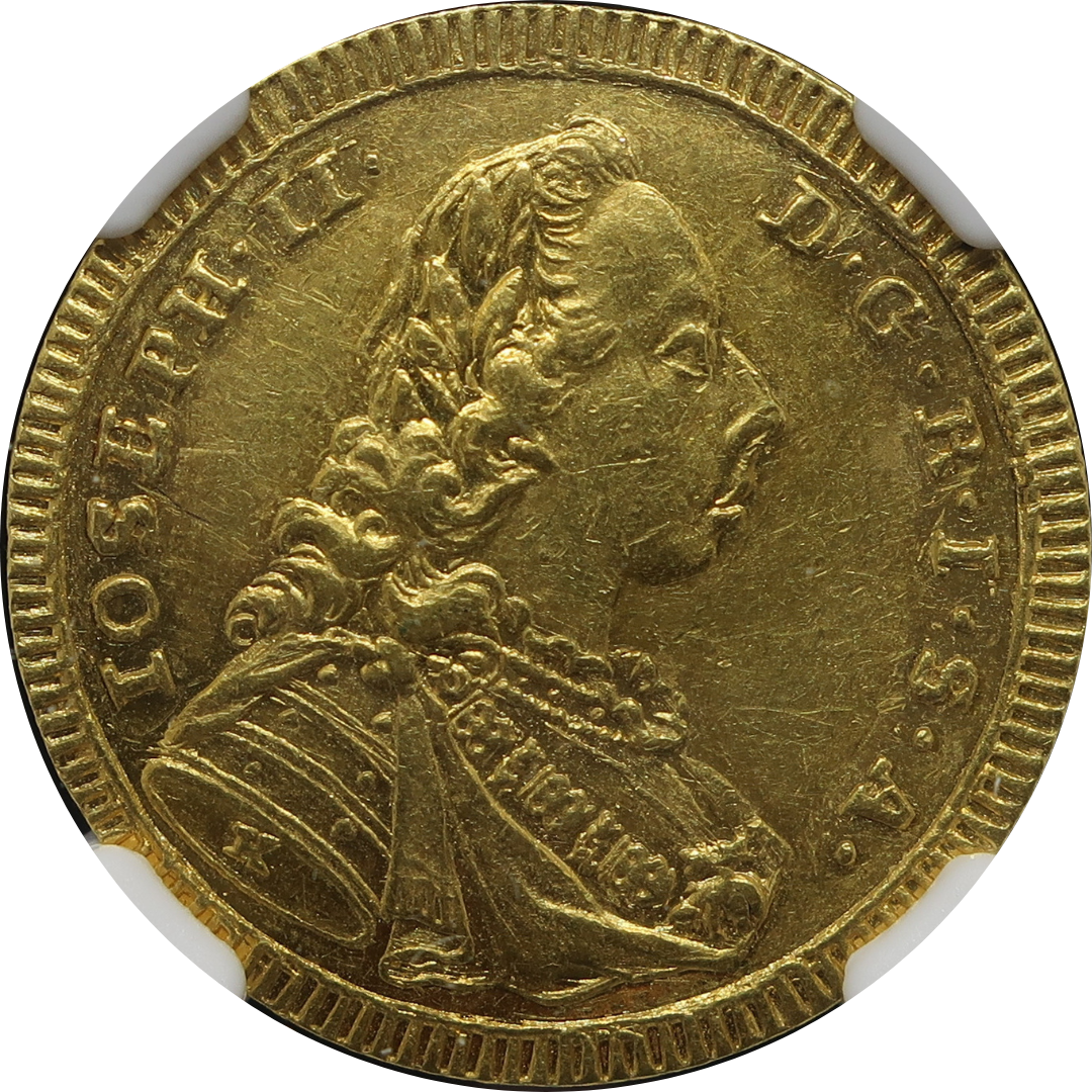 1765-90 ドイツ レーゲンスブルク ダカット金貨 都市景観 ヨーゼフ2世
