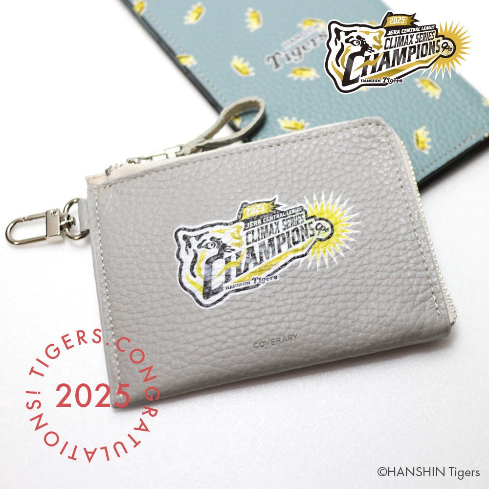 期間限定】阪神タイガース × COVERARY 2025CS優勝ロゴ 本革 イタリアン