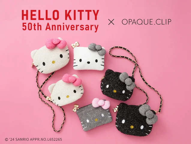 事業リリース OPAQUE.CLIP】×「HELLO KITTY」スペシャルコラボアイテム