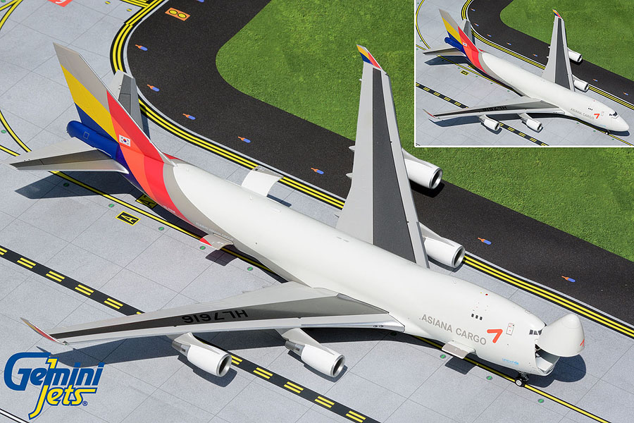 G2AAR991 GEMINI 200 Asiana Cargo / アシアナカーゴ B747-400F HL7616
