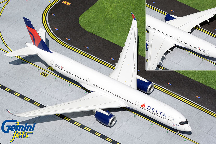 G2DAL997F GEMINI 200 Delta / デルタ航空 A350-900 Flaps Down N502DN