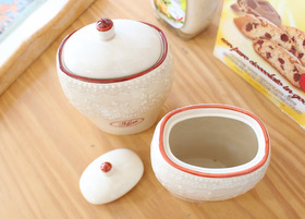 マニー グランシュマン エクリュ 陶器 キャニスターM － フレンチ
