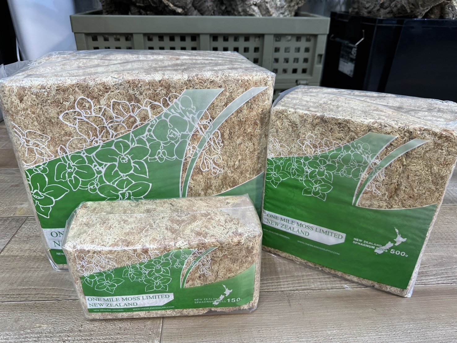 最高級水苔 AAAAA 【1kg】（500g×2セット） ニュージーランド産