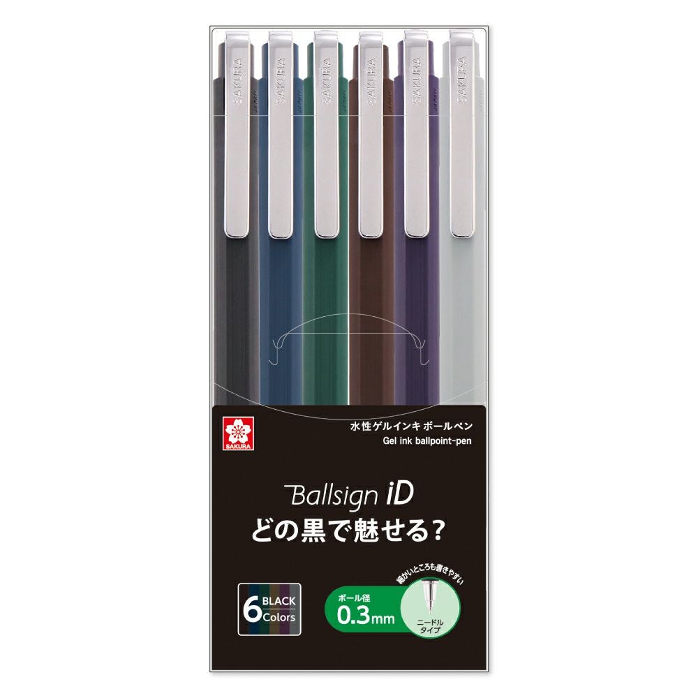ボールサインiDシングル03 6色セット | サクラクレパス OFFICIAL SHOP