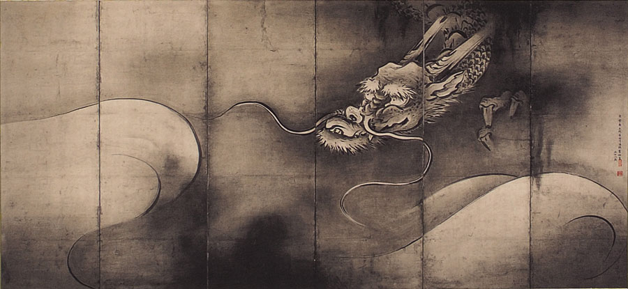 知られざる現代京都の超絶水墨画家（8）「藤井湧泉の《雲龍嘯虎襖絵