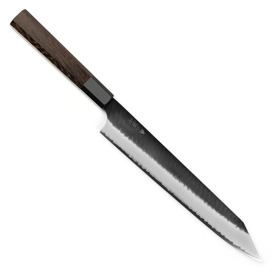 Nigara SG2 Kurouchi Tsuchime Kiritsuke Sujihiki with Wenge Handle