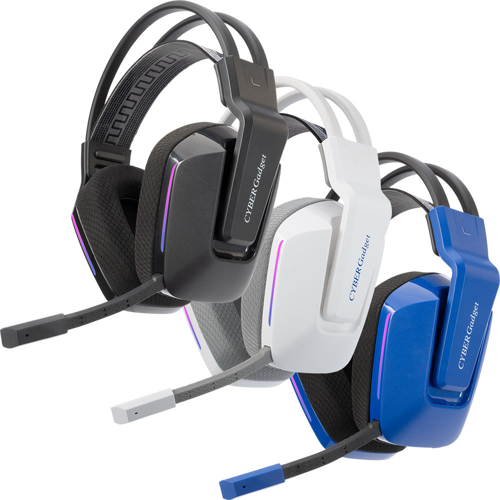 CYBER・ワイヤレスゲーミングヘッドセット（PS5／SWITCH／PC用
