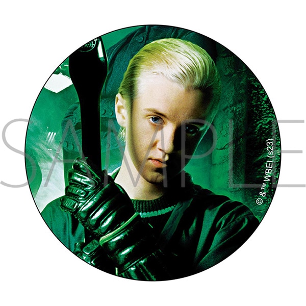 ハリーポッター 缶バッジ Draco Malfoy A（実写）: キャラグッズ