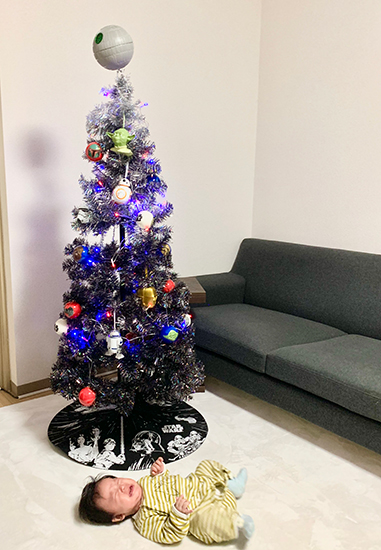 Francfrancのスター・ウォーズ限定デザインのクリスマスツリーが我が家