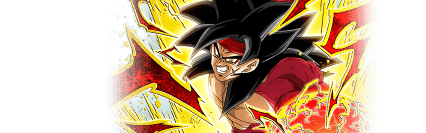 ドッカンバトル】『運命に抗う闘争本能』超サイヤ人4バーダック[超力