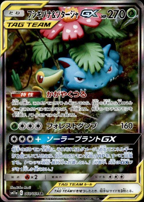 フシギバナ&ツタージャGX(066/064 SR)[SA] | SR | ドラゴンスター