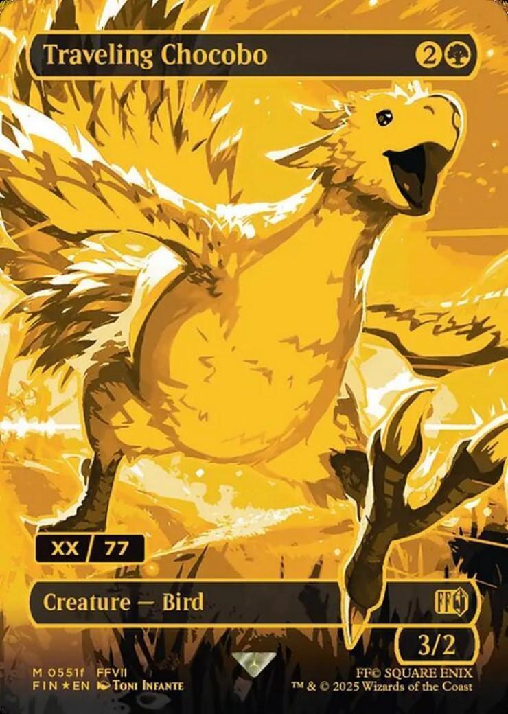 FIN)Traveling Chocobo(551f)(シリアル入)(ゴールデン)(ヘッドライナー