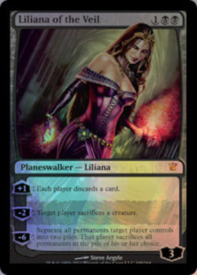 DMU)Liliana of the Veil(年度入)(F)/ヴェールのリリアナ | (FOIL)神話