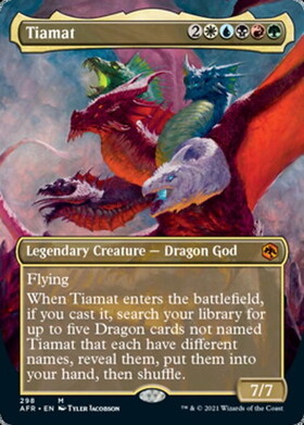 MTG ティアマト/Tiamat 日本語版 4枚 AFR MTG ティアマト⁄Tiamat 日本語版