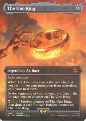 LTR)The One Ring(0451)(ボーダーレス)(Bundle)(F)/一つの指輪 | (FOIL