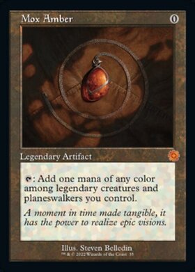 BRR)モックス・アンバー(35)(旧枠)(F)/MOX AMBER | (FOIL)神話レア