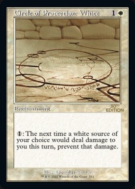 7ED)Circle of Protection: White(F)/白の防御円 | (FOIL)コモン