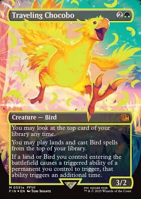 FIN)Traveling Chocobo(551a)(ボーダーレス)(黄)(F)/旅するチョコボ