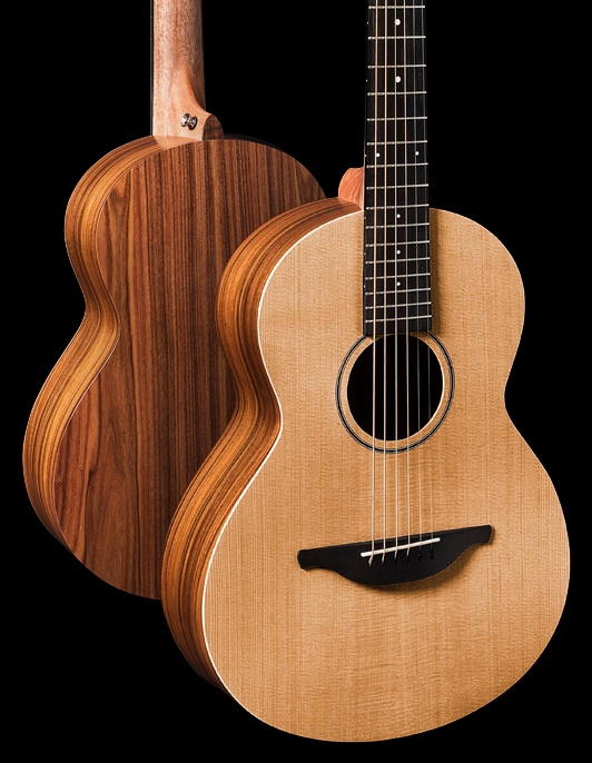 Sheeran W-03 Cedar & Rosewood, Bevel with Pickup | Down Home Guitars