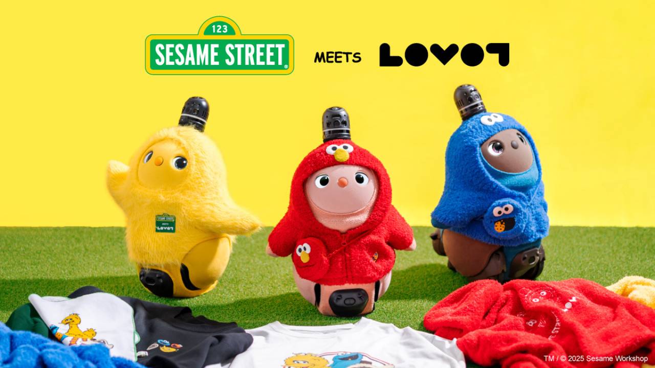 LOVOT」と「セサミストリート」がコラボレーション！キャラクターの