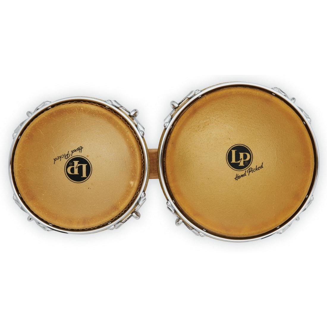 LP Generation II Wood Bongos Gloss Natural w/Traditional Rims