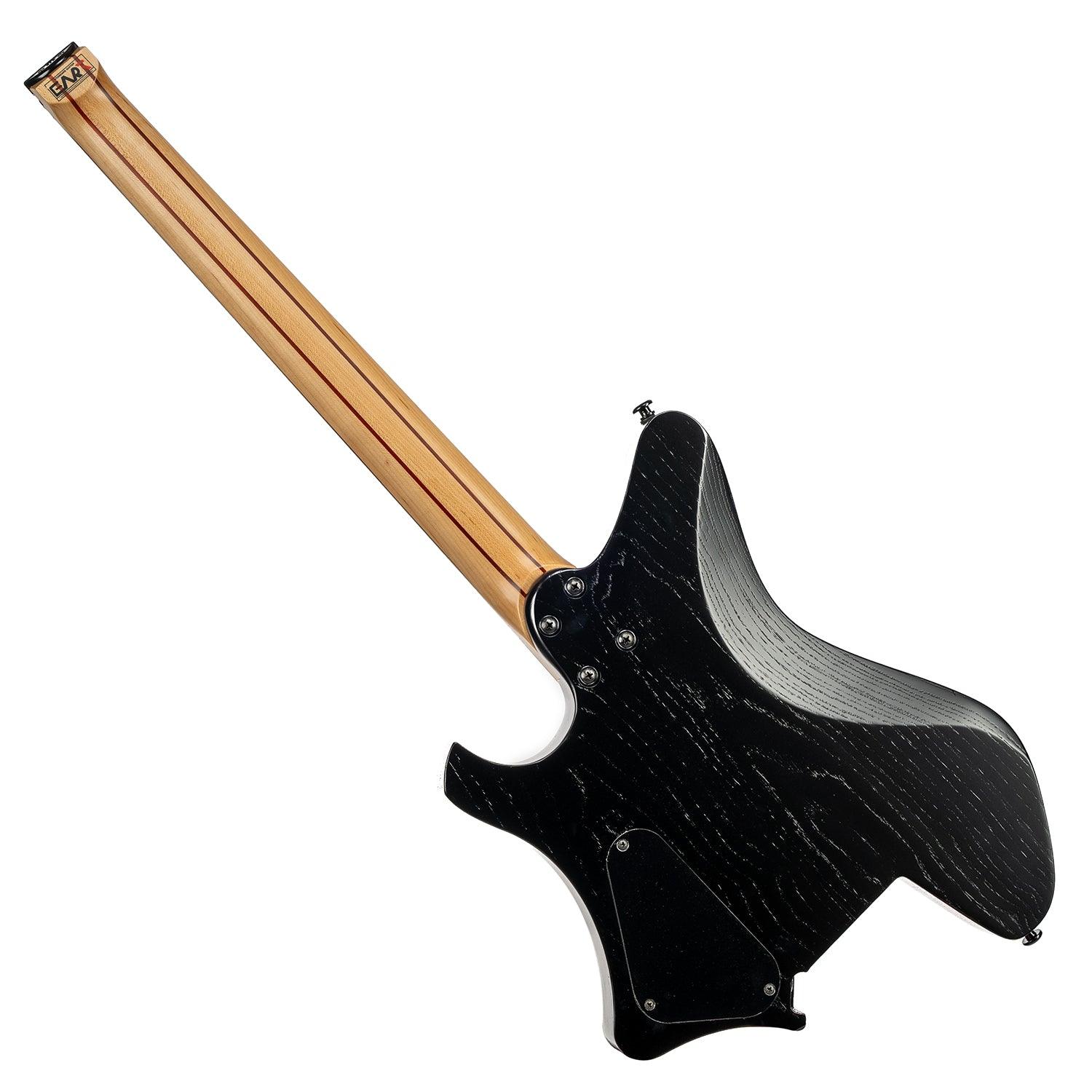 Eart Guitars GW2 Right Handed Satin Finish Headless Electric, NBK