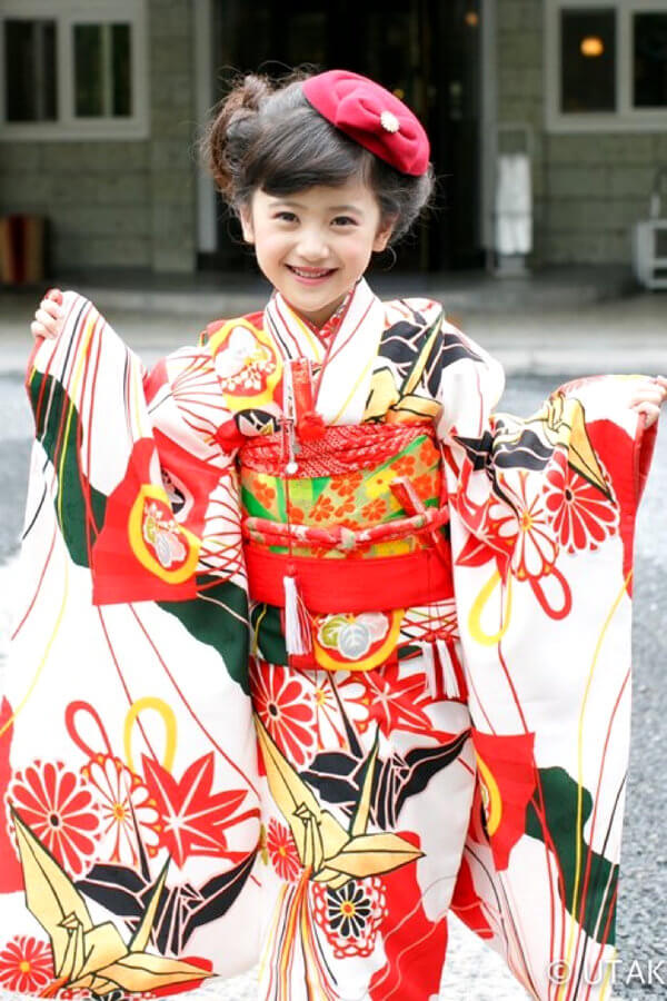 7歳七五三レンタル アンティーク復刻 いろは