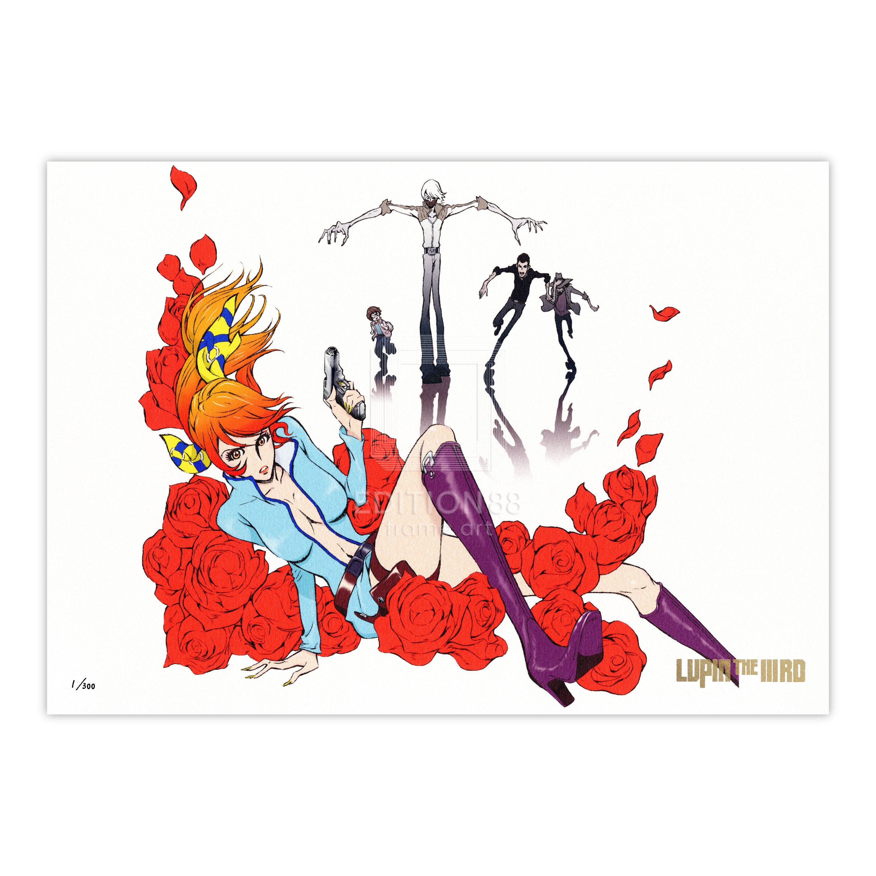 LUPIN THE ⅢRD」88グラフ4『峰不二子の嘘』(落款入り/限定300枚)