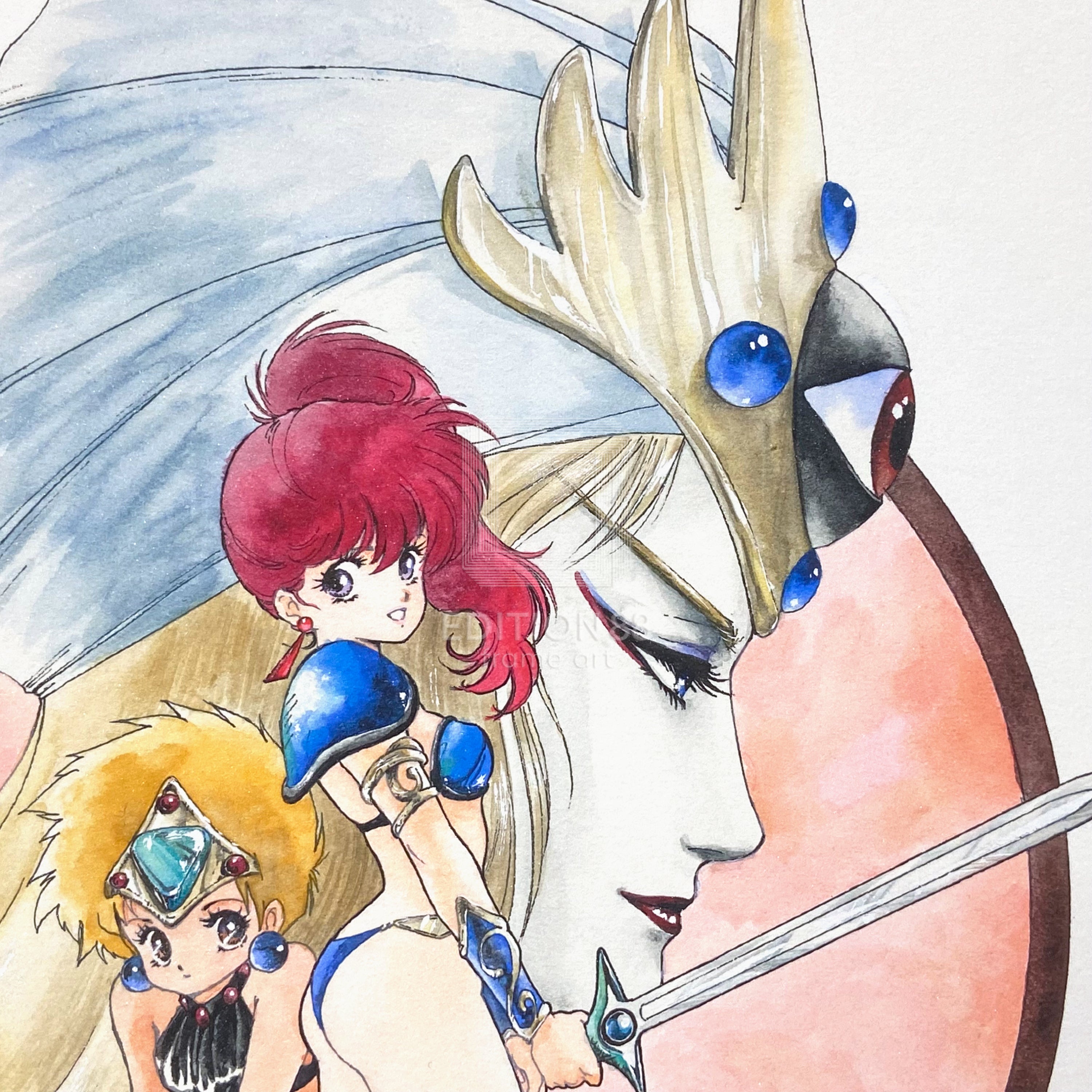 幻夢戦記レダ」88グラフ2/いのまたむつみ（箔押しサイン入り）