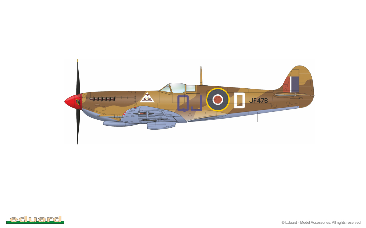 スピットファイア HF Mk.VIII 1/48 - エデュアルドeショップ