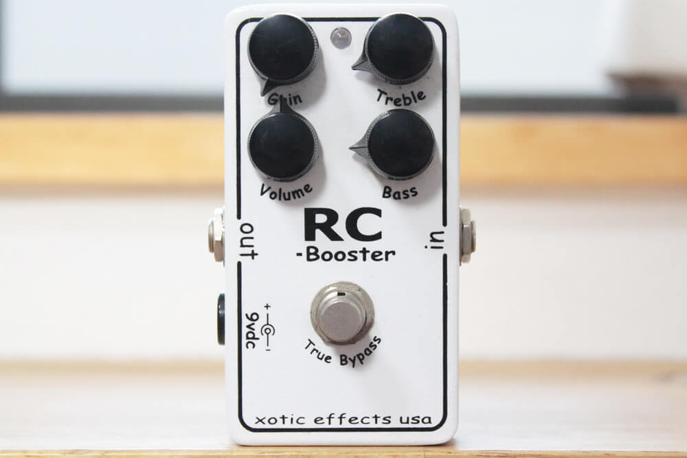 Xotic RC BOOSTER - クセの無い素直なクリーンブーストが可能な