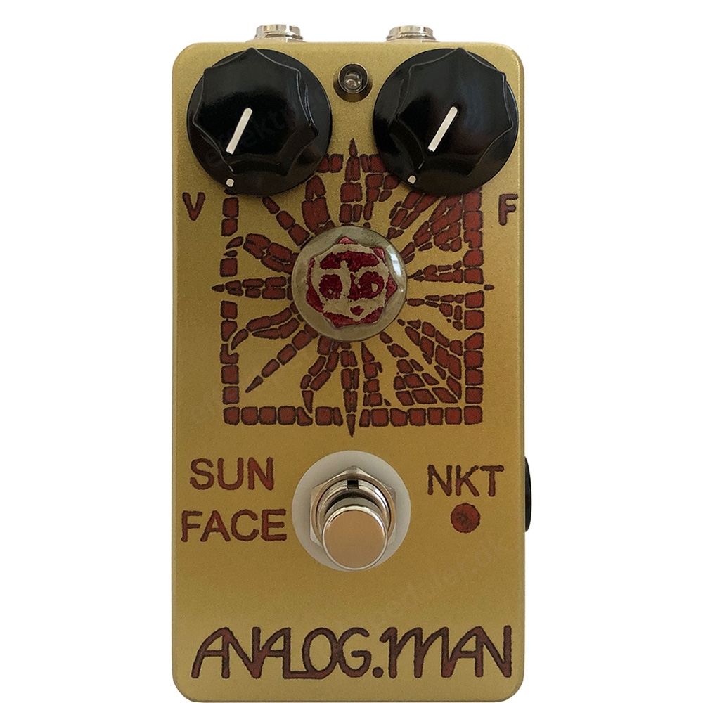 Analog Man Sun Face Red Dot NKT w/Sun Dial (red LED, DC power jack