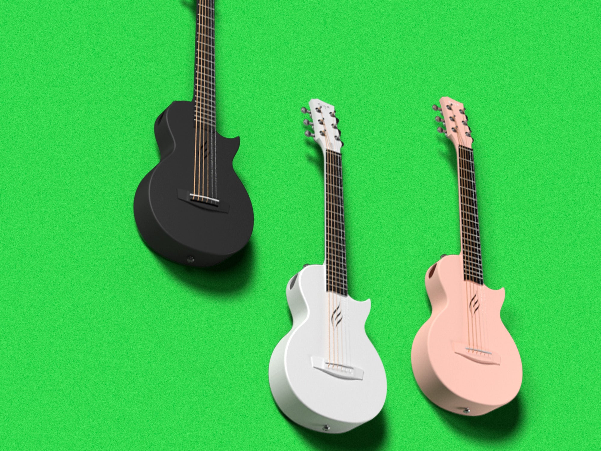 Nova Go Mini: 耐久性、軽量、カーボンファイバー製トラベルギター