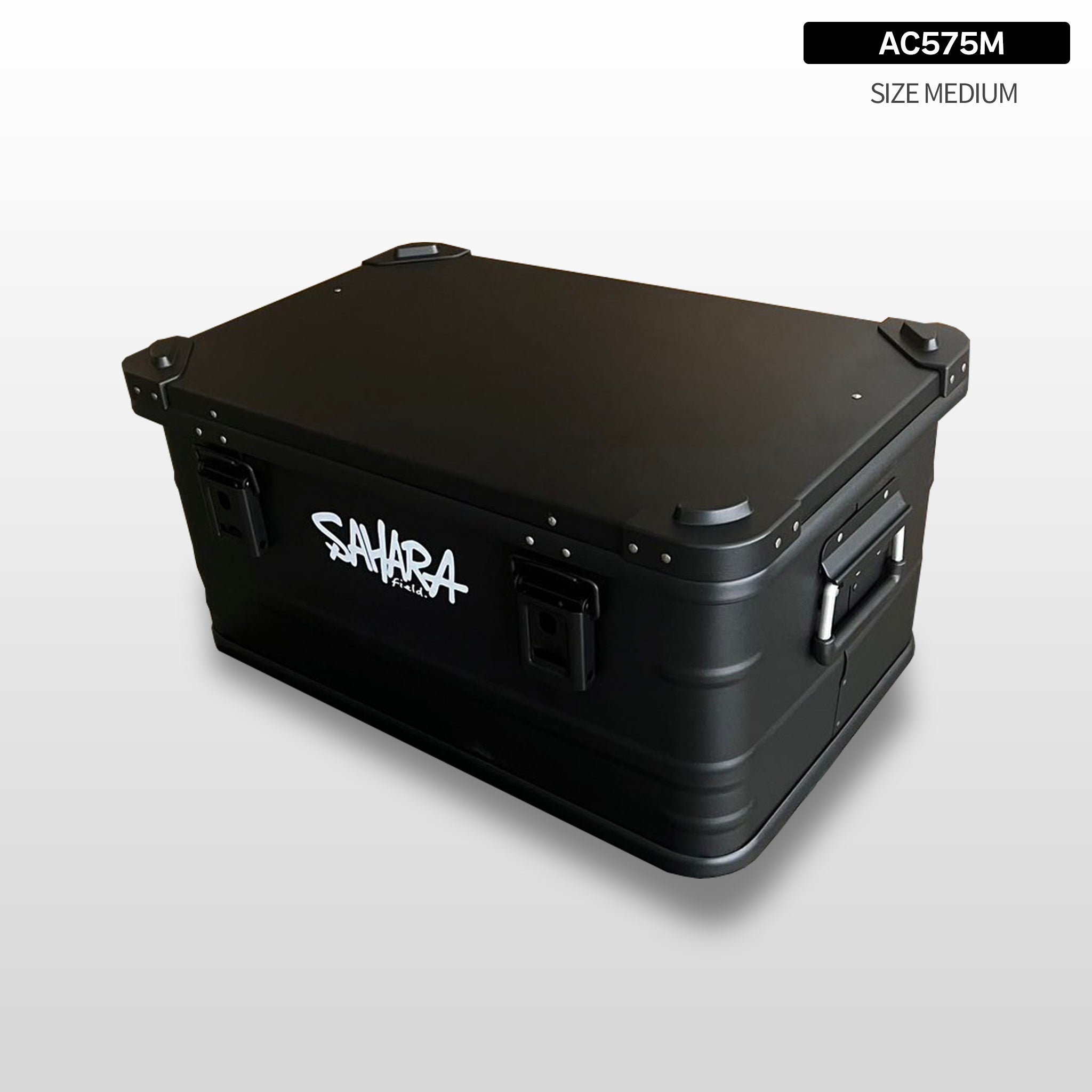 FieldSAHARA AC575M（47L ）アルミコンテナ ALL BLACK XXXX