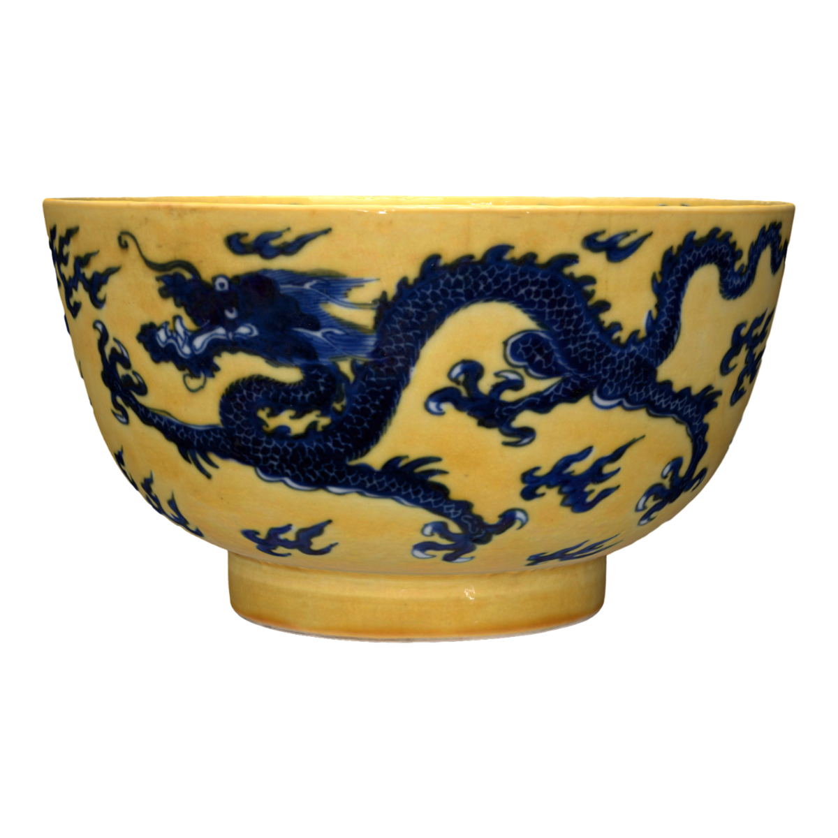 清朝乾隆年间瓷器《御用黄釉瓷碗》 3D模型_3D打印_3D图纸下载_3D建模_