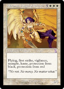 Foil】□旧枠□《怒りの天使アクローマ/Akroma, Angel of Wrath》[TSB