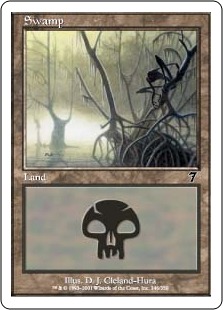 Foil】(346)《沼/Swamp》[7ED] 土地 | 日本最大級 MTG通販サイト
