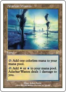 アダーカー荒原/Adarkar Wastes》[7ED] 土地R | 日本最大級 MTG通販