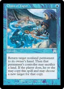 Foil】《蒸気の連鎖/Chain of Vapor》[ONS] 青U | 日本最大級 MTG通販