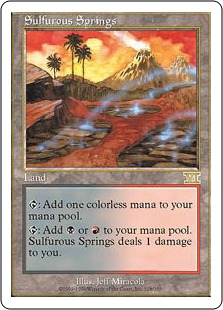 買取：《硫黄泉/Sulfurous Springs》[10ED] 土地R | 日本最大級 MTG