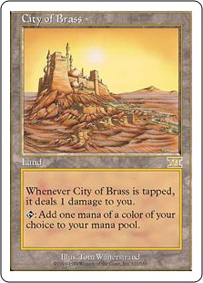 Foil】《真鍮の都/City of Brass》[7ED] 土地R | 日本最大級 MTG通販