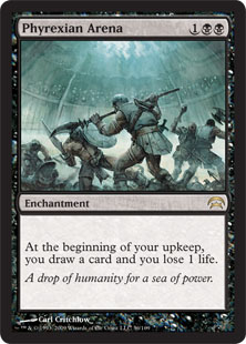 Foil】(283)□ファイレクシア語□《ファイレクシアの闘技場/Phyrexian