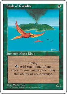 極楽鳥/Birds of Paradise》[6ED] 緑R | 日本最大級 MTG通販サイト