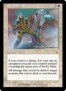 シヴィーの武勇/Sivvi's Valor》[NEM] 白R | 日本最大級 MTG通販サイト