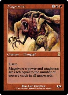 猛烈に食うもの/Magnivore》[ODY] 赤R | 日本最大級 MTG通販サイト