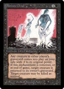 動く死体/Animate Dead》[4ED] 黒U | 日本最大級 MTG通販サイト
