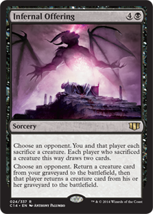 冥府の捧げ物/Infernal Offering》[C14] 黒R | 日本最大級 MTG通販