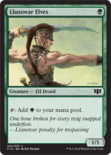 Foil】□旧枠□《ラノワールのエルフ/Llanowar Elves》(ヒストリー